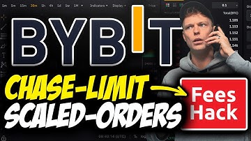Bybit Exchange Fees Hack | Chase-limit Orders and Scaled Orders (NEVER Pay Fees Again)