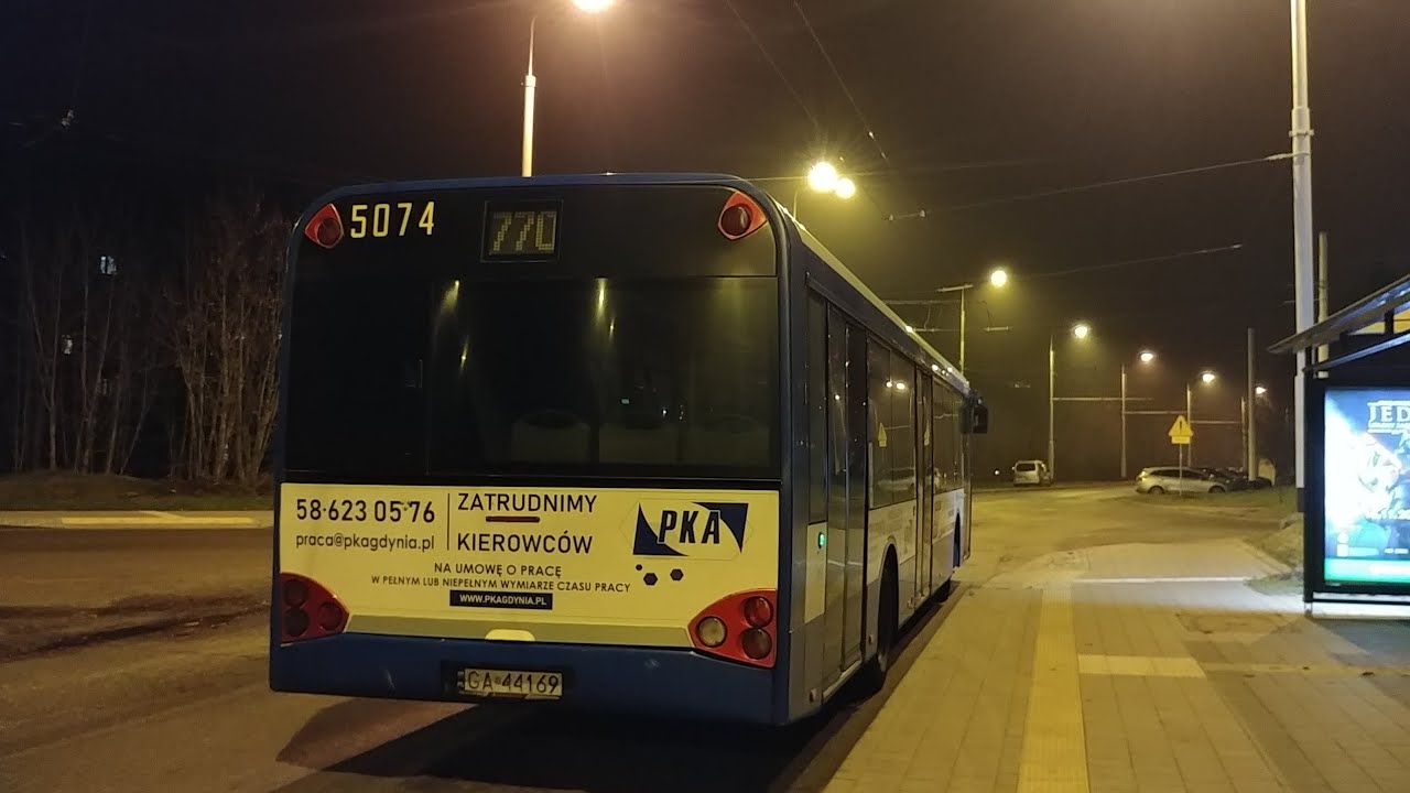 PKA Gdynia - Solaris Urbino 12 II #5074 | linia 770