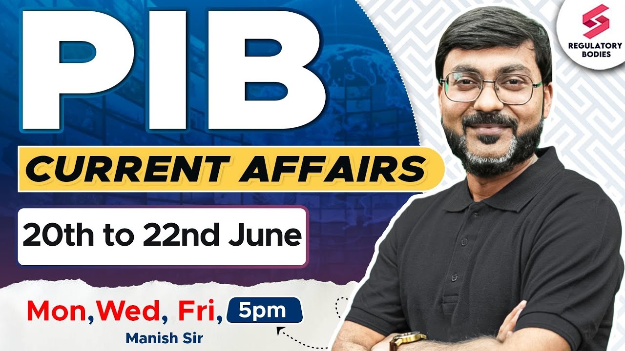 PIB Current Affairs | PIB Manish Sir | PIB for RBI Grade B | RBI Grade B Preparation | RBI Grade B
