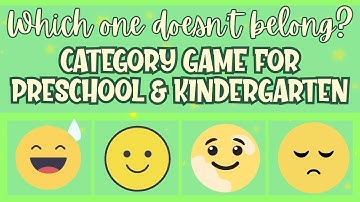 Which One Doesn’t Belong? | Category Game for Preschool and Kindergarten + Free Worksheet ⬇️