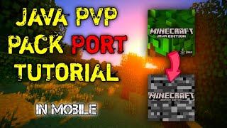 How to Port Texture Pack Java to MCPE/Bedrock (Easy Tutorial)