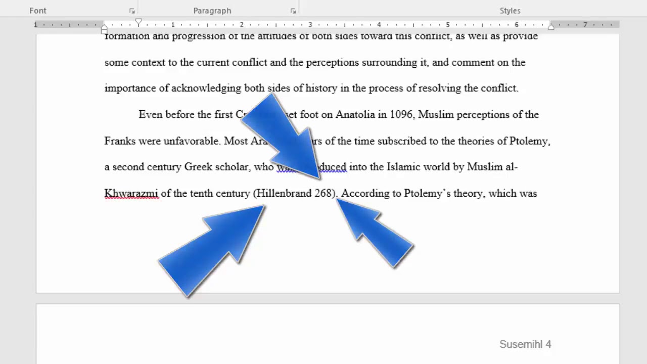 Tutorial: Format a Paper in MLA 8th Ed. Using Word 2016 for Windows ...