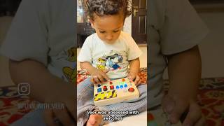 Toddler Loves Light Switches? This Wooden Busy Board Is The Perfect Safe Solution!