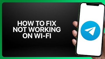How To Fix Telegram Not Working on Wi-Fi in Telegram 2025! Tutorial
