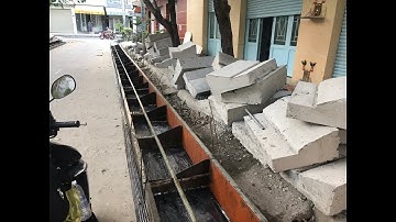 Cấu tạo cốp pha bó vỉa bê tông đúc sẵn tại bãi đúc - Kho Tư liệu Xây dựng