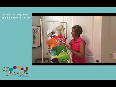 Double-Sided Hanging Gift Bag Organizer Review by a Professional Organizer