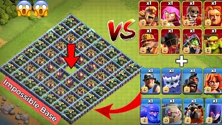 Impossible Base vs Normal Troops & Super Troops Who Can Survive 😧 #experiment part 5