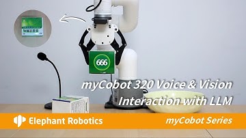myCobot 320 | Next-Gen AI Assistant: 6 DOF Cobot with LLM for Natural Human-Robot Interaction