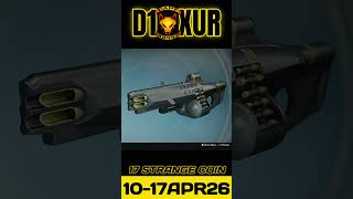 #Destiny1 Xur Short Report 10APR26 #xurinventory #xurlocation