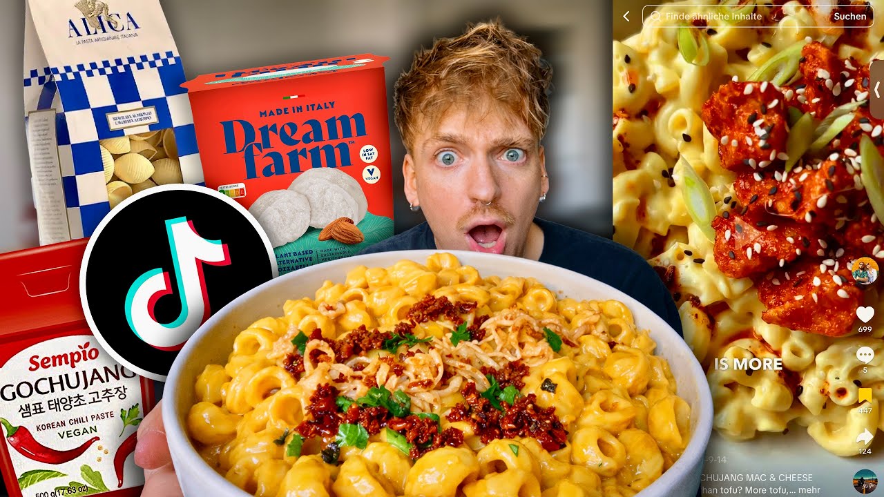 TikTok Pasta Gerichte testen!! Gochujang Mac N Cheese 🤤