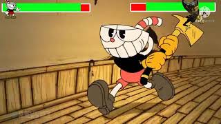 Cuphead Vs Bendy With Healthbars