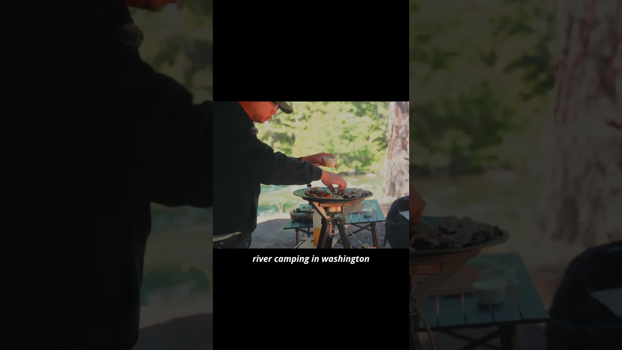 River camping in Washington