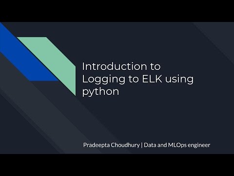 introduction to logging to ELK using python