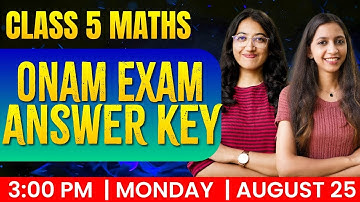 Class 5 Maths Onam Exam | Maths Question Paper Analysis | Exam Winner