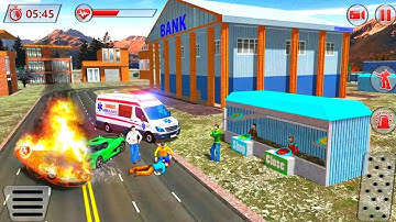 Ambulance Robot City Rescue Game - Best Ambulance Game For Android - Flash Gameplay