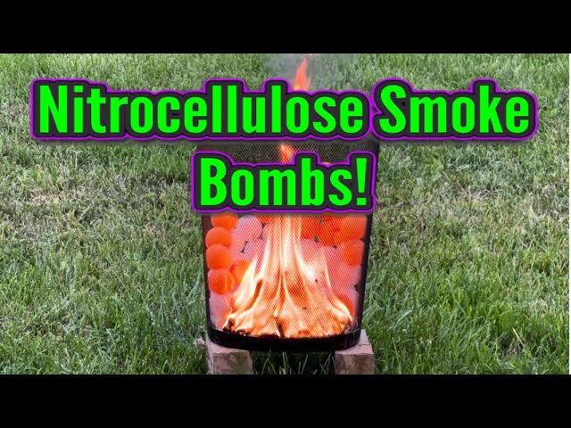 How to Make Flash Paper - Magic Trick Fireballs (Nitrocellulose