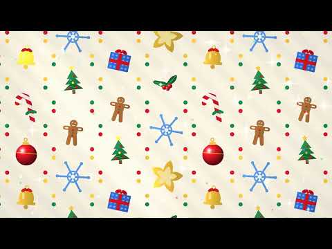Christmas wrapping pattern 4k Visual Loop | Python + Taichi CUDA | 60 FPS