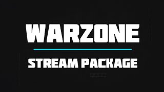 Call of Duty Stream Overlay : Warzone - For Twitch, YouTube and Facebook