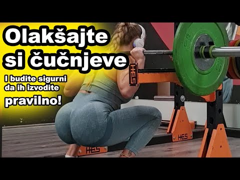 OLAKŠAJTE SI ČUČANJ ( najčešće greške - pravilno izvođenje - disanje )