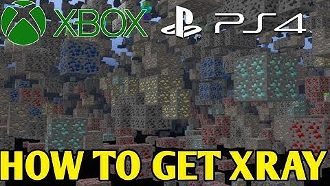 HOW TO GET XRAY ON MINECRAFT PS4/PS5/XBOX