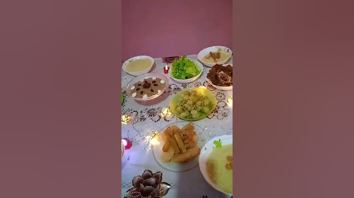 طاولة العشاء للمولد النبوي الشريف من عند امي ♥