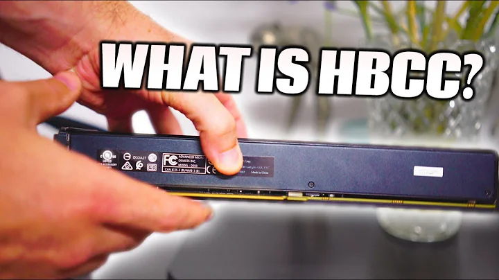 새로운 AMD 베가 그래픽 카드: HB CC 기술 분석