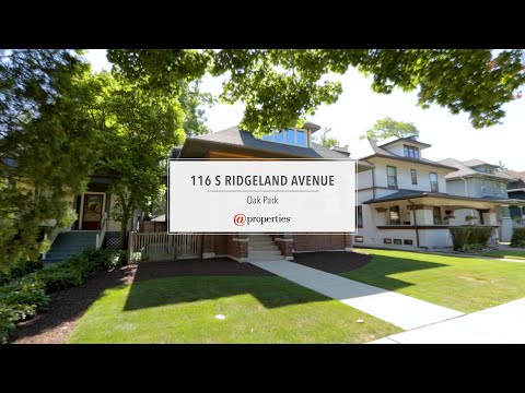 116 S Ridgeland Avenue, Oak Park, IL home video tour