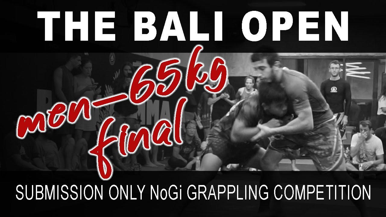 The Bali Open Submission Only NoGi Grappling Competition Men's -65kg final, Bjj, Jiujitsu Indonesia
