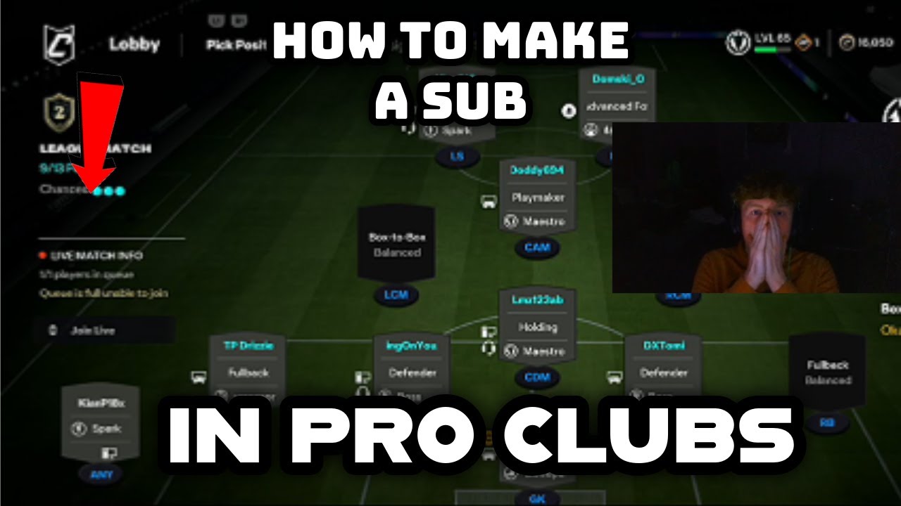 How To Use The NEW SUBSTITUTION FEATURE In EAFC 26 PRO CLUBS!!