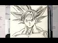 How to Draw Goku Ultra Instinct PERFECTLY ✏️ Full Process (Beginner Friendly)