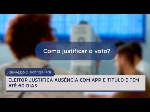 Voters can justify absence using the e-Título app and have up to 60 days