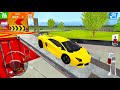 Yellow Lambo Driving - Performance Cars Drive On Trial Tracks #7 - Android Gameplay
