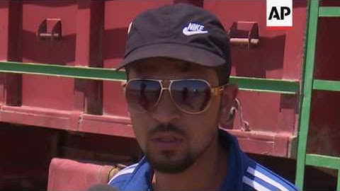 Trucks queue to deliver wheat as silos remain closed