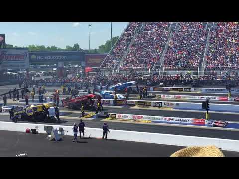 Zmax Dragway Charlotte NC 4 wide 4/28/18