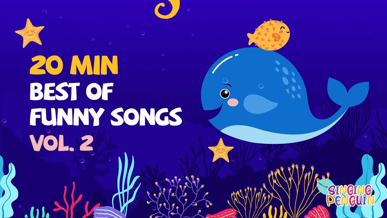 Sing & Dance Funny Songs vol. 2 😄🎤 | Best Kids Collection I Singing penguin