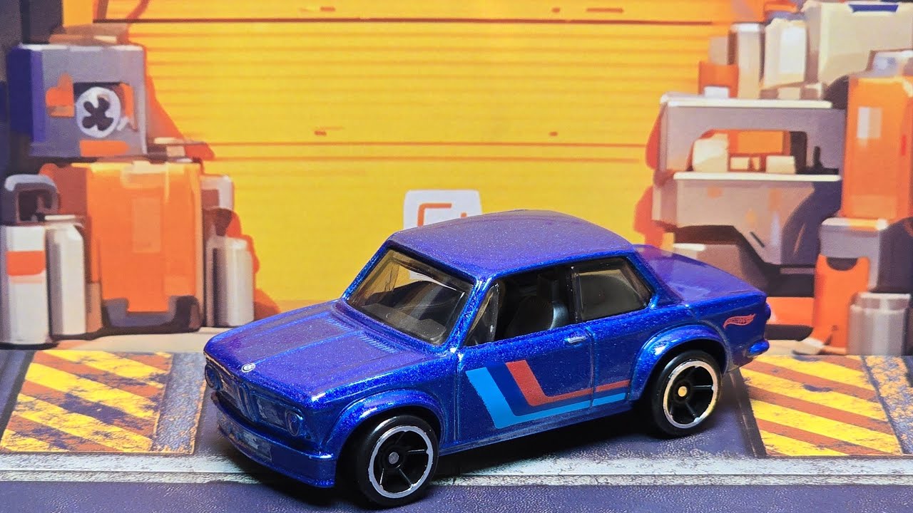 Unboxing the Beautiful Blue BMW 2002 By Hotwheels. 