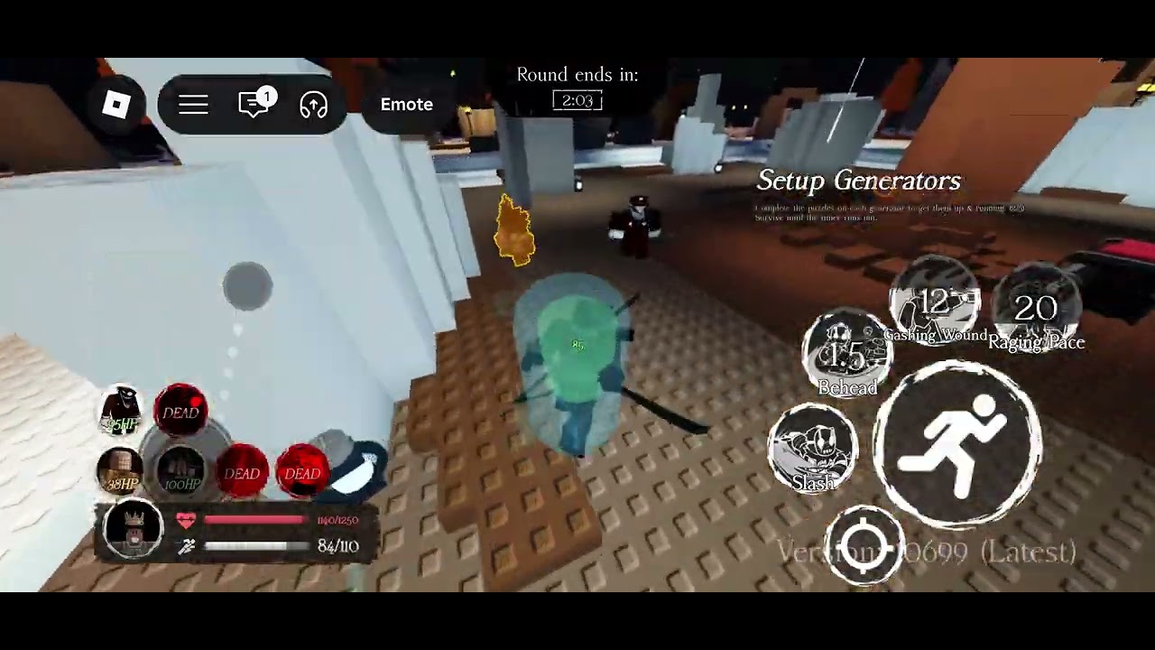 Slasher Forsaken Warmup