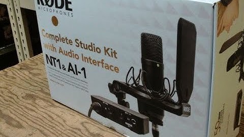 Unboxing Rode Complete Studio Kit with NT1 Microphone and AI-1 Interface