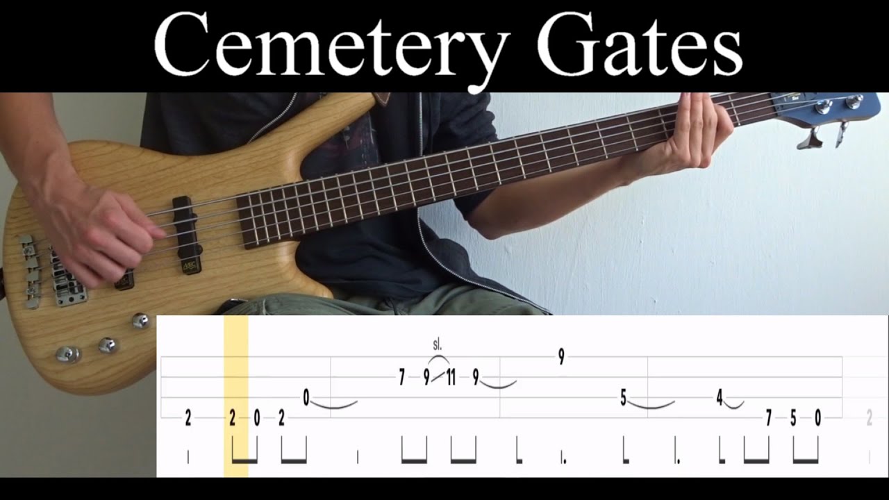 Cemetery Gates Pantera Bass Cover With Tabs By Leo Duzey Youtube