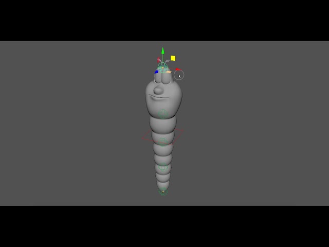 How to rig a worm with Rigger for Autodesk Maya