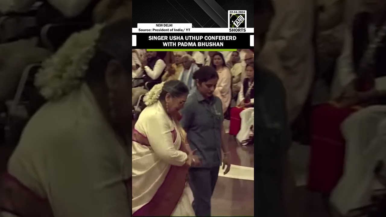 &ldquo;Biggest moment of my life&hellip;&rdquo; as Singer Usha Uthup accorded with Padma Vibhushan for Art