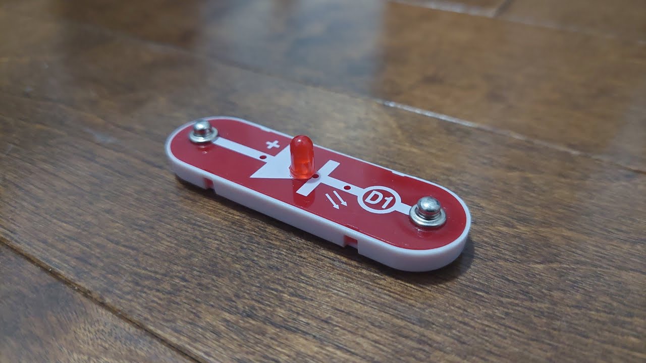 Snap Circuits Parts: D1 (Red LED) - YouTube