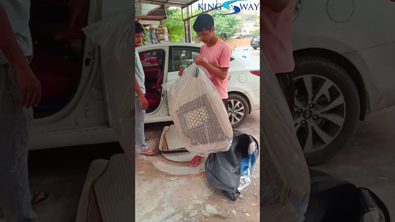 Keep It Cool & Clean Kingsway Sun Shades & 7D Floor Mats Installed in Hyundai Verna Fluidic!