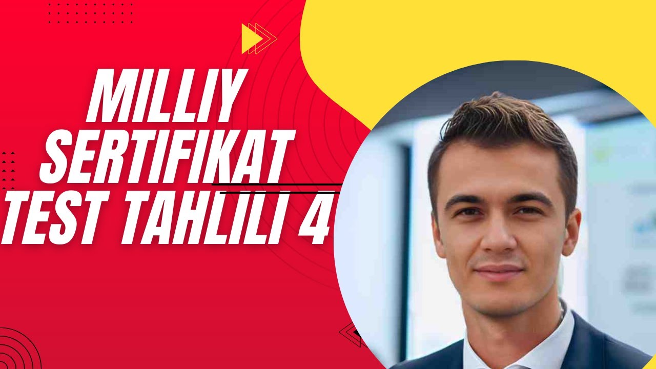 Milliy sertifikat: Repetitsion test tahlili va yechimlari  4