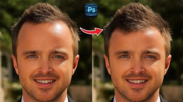 Increase forehead  hair Photoshop Tutorial