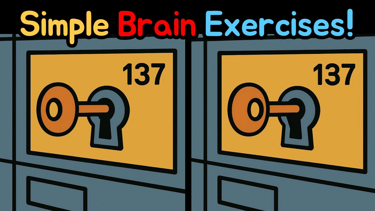 Spot The Difference: Simple Brain Exercises! Boost Your Focus! [ Find The Difference ]