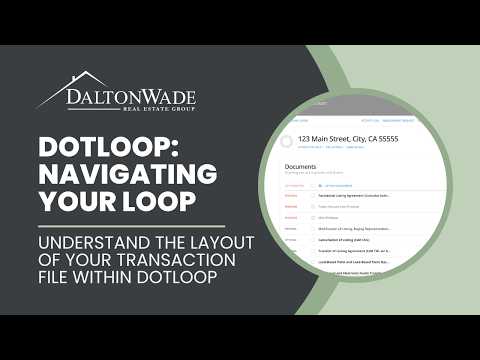 Dotloop | Navigating Your Loop