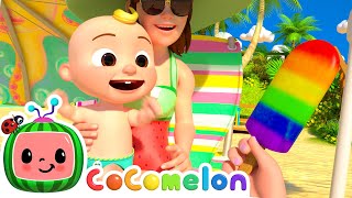 Beach Song with Baby JJ and Family! | Outdoors Moving with CoComelon | Nursery Rhymes & Kids Songs