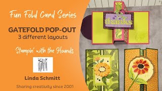 Gatefold Pop-Out PLUS Tucked Gatefold Fun Fold with Simply Zinnia