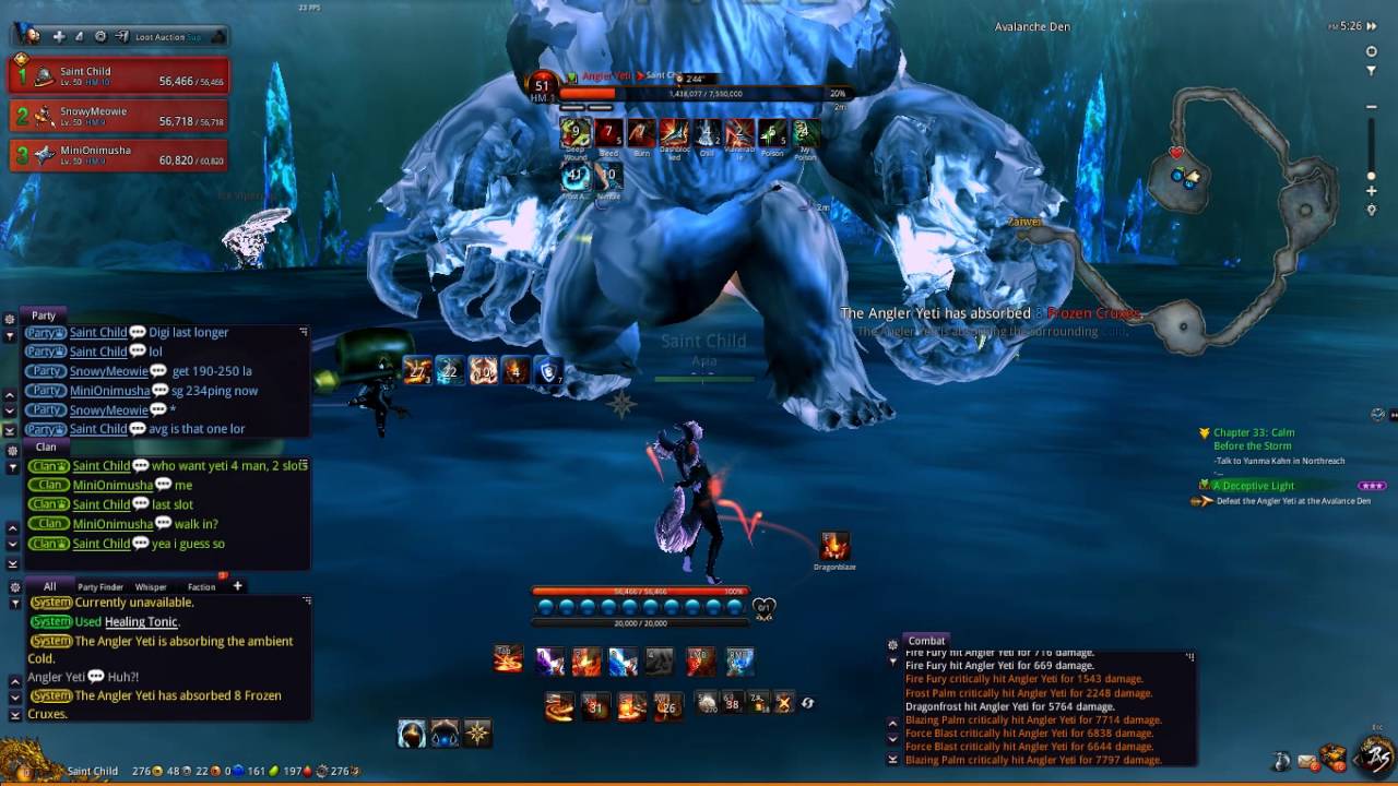 Blade and Soul [NA] Yeti 3 Man with FM